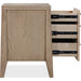Modus Furniture Sumire Three Drawer Ash Wood Nightstand in Ginger 655450442377 QETW81C Image 3