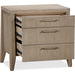 Modus Furniture Sumire Three Drawer Ash Wood Nightstand in Ginger 655450442377 QETW81C Image 5