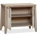 Modus Furniture Sumire Two Door Ash Wood Bachelor Chest in Ginger and Natural Cane 655450442421 QETW86 Image 3