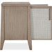 Modus Furniture Sumire Two Door Ash Wood Bachelor Chest in Ginger and Natural Cane 655450442421 QETW86 Image 4