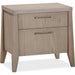 Modus Furniture Sumire Two Drawer Ash Wood Nightstand in Ginger 655450442360 QETW81B Image 1