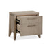 Modus Sumire Two Drawer Ash Wood Nightstand in Ginger Image 2
