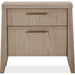 Modus Furniture Sumire Two Drawer Ash Wood Nightstand in Ginger 655450442360 QETW81B Main Image