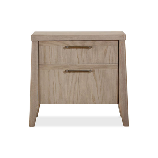 Modus Sumire Two Drawer Ash Wood Nightstand in GingerMain Image