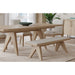 Modus Furniture Sumire Upholstered Bench in Ginger and Natural Linen 655450458231 QETW80 Image 4