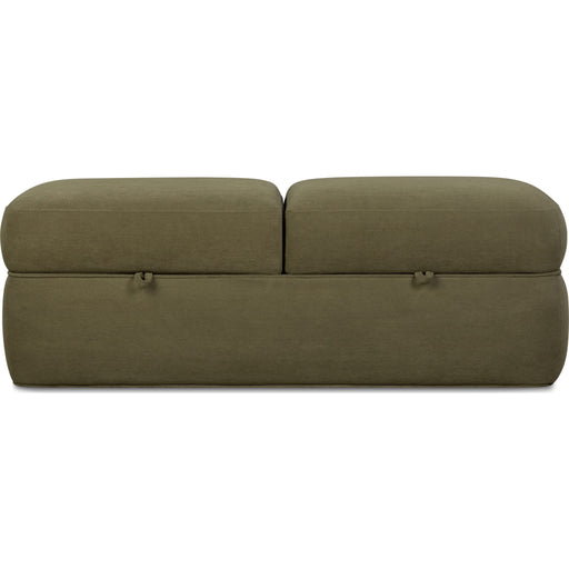 Modus Furniture Summit Uph Strg Bench  Moss 655450498930 WG2J91 Image 1