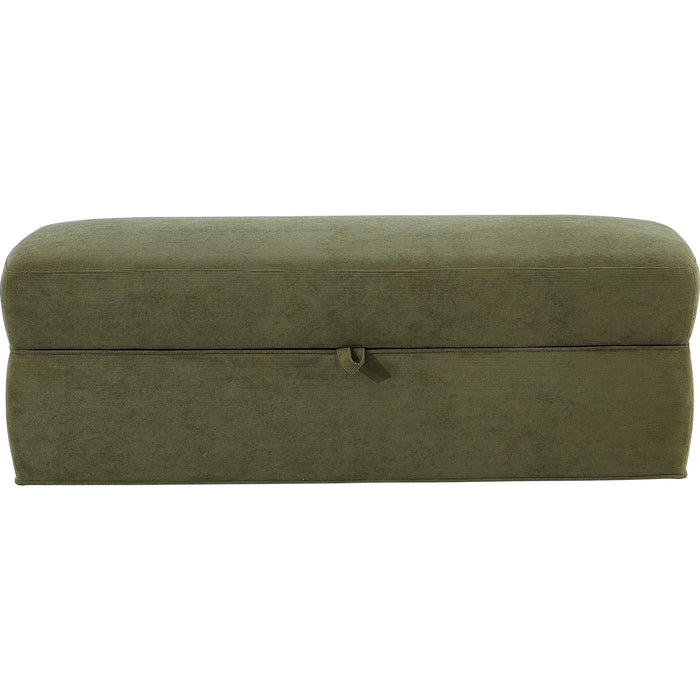 Modus Furniture Summit Uph Strg Bench  Moss 655450498930 WG2J91 Main Image