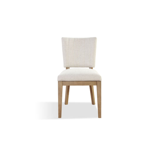 Modus Sumner Channel Back Upholstered Dining Chair in NaturalImage 1