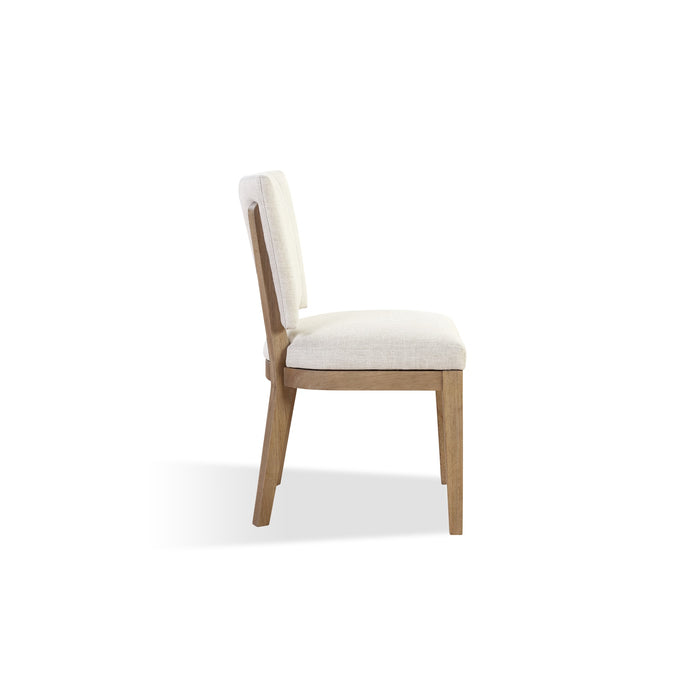 Modus Sumner Channel Back Upholstered Dining Chair in NaturalImage 3