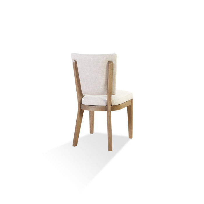 Modus Sumner Channel Back Upholstered Dining Chair in Natural Image 4