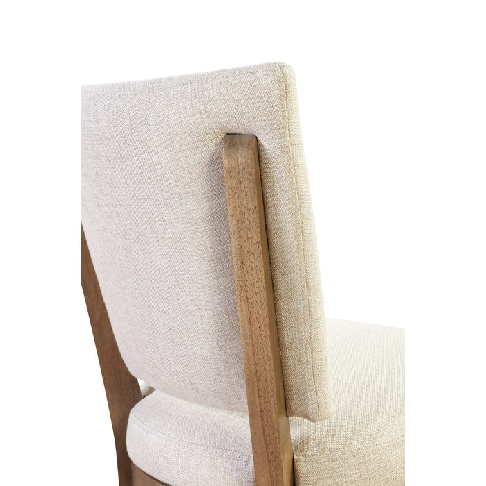 Modus Sumner Channel Back Upholstered Dining Chair in Natural Image 5