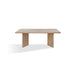 Modus Sumner Double Pedestal Oak Dining Table in NaturalImage 2