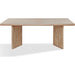 Modus Furniture Sumner Double Pedestal Oak Dining Table in Natural 655450401497 NDMT60 Image 2