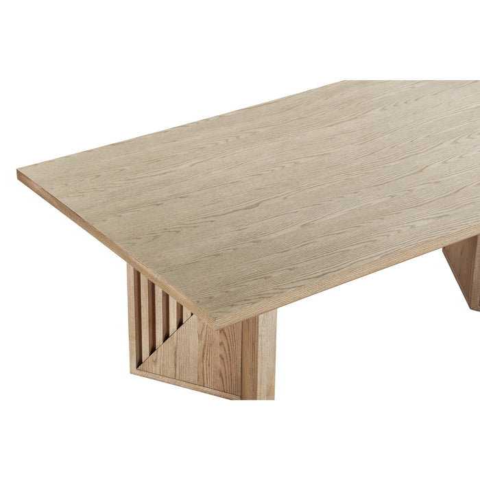 Modus Sumner Double Pedestal Oak Dining Table in NaturalImage 4