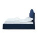 Modus Sur Skirted Footboard Storage Panel Bed in NavyImage 5