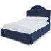 Modus Furniture Sur Skirted Footboard Storage Panel Bed in Navy  CBD5J 6 Image 3