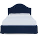 Modus Furniture Sur Skirted Footboard Storage Panel Bed in Navy  CBD5J 6 Image 4