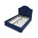 Modus Sur Upholstered Skirted Panel Bed in NavyImage 6