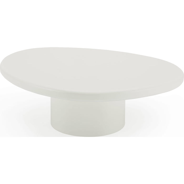 Modus Furniture Sven Short Wooden Coffee Table in Rice 655450446917 QTUJ21S Image 2