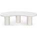 Modus Furniture Sven Tall Wooden Coffee Table in Rice 655450446948 QTUJ21L Image 1