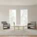 Modus Furniture Sven Tall Wooden Coffee Table in Rice 655450446948 QTUJ21L Main Image
