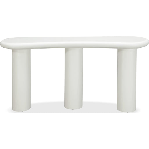 Modus Furniture Sven Wooden Console Table in Rice 655450484988 QTUJ23 Image 1