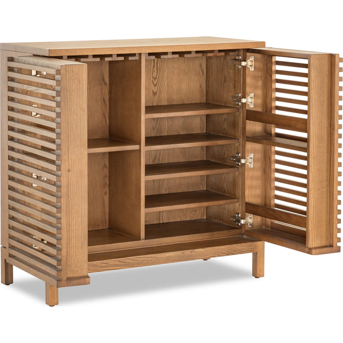 Modus Furniture Tanner Bar Cabinet  Flaxen 655450503399 QPUD80 Image 3