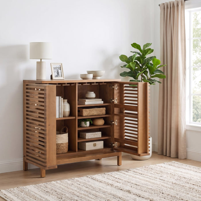 Modus Furniture Tanner Bar Cabinet  Flaxen 655450503399 QPUD80 Image 7