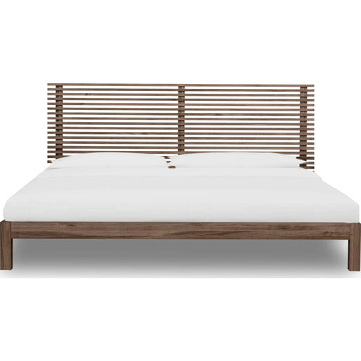 Modus Furniture Tanner California King size Solid Ash Platform Bed in Chicory 655450579837 QP8CH6 Image 1