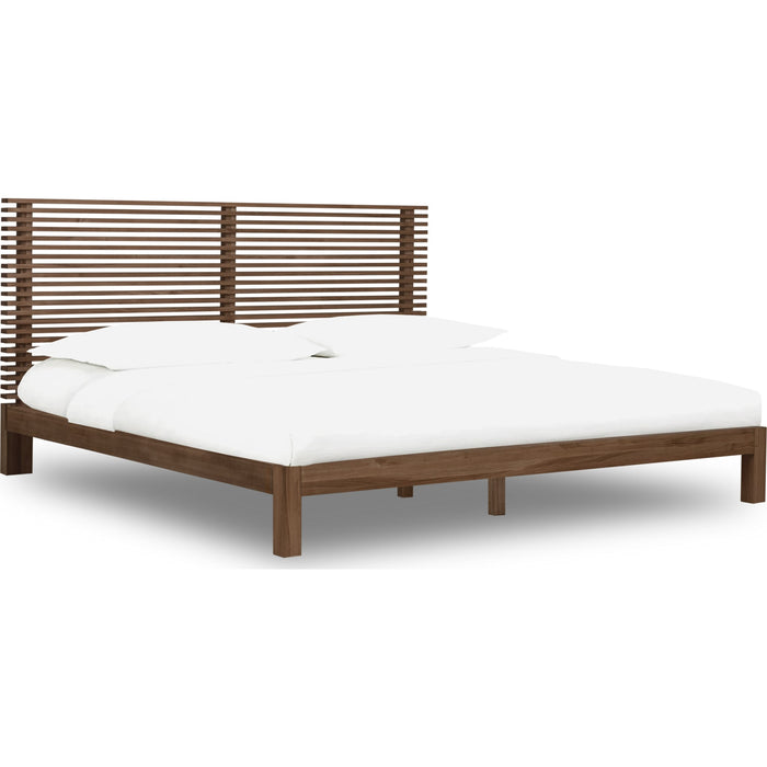 Modus Furniture Tanner California King size Solid Ash Platform Bed in Chicory 655450579837 QP8CH6 Image 2