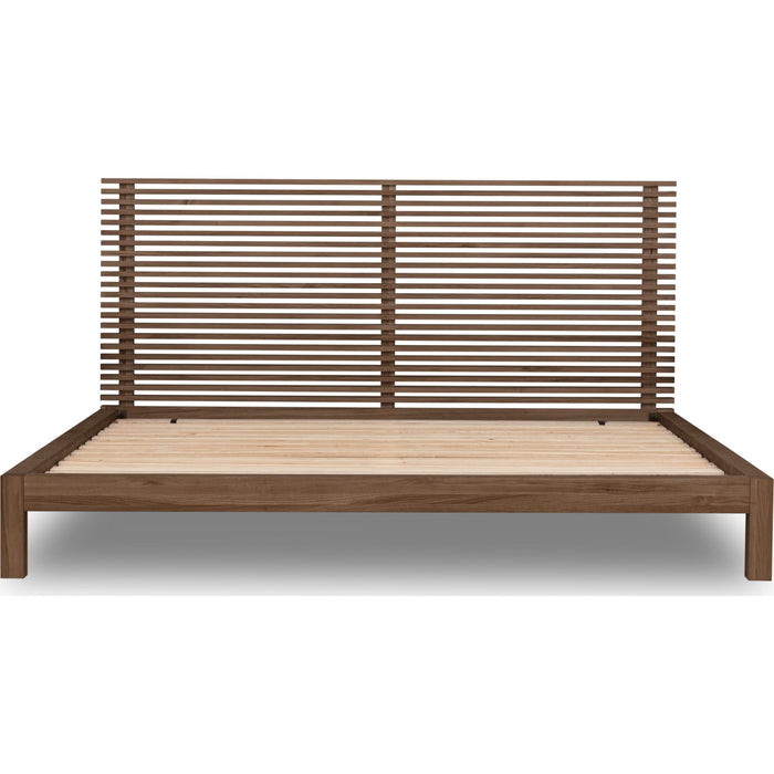 Modus Furniture Tanner California King size Solid Ash Platform Bed in Chicory 655450579837 QP8CH6 Image 5