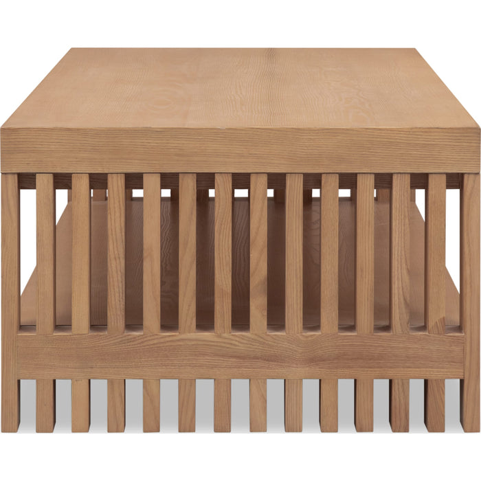 Modus Furniture Tanner Coffee Table  Flaxen 655450503443 QPUD21 Image 2