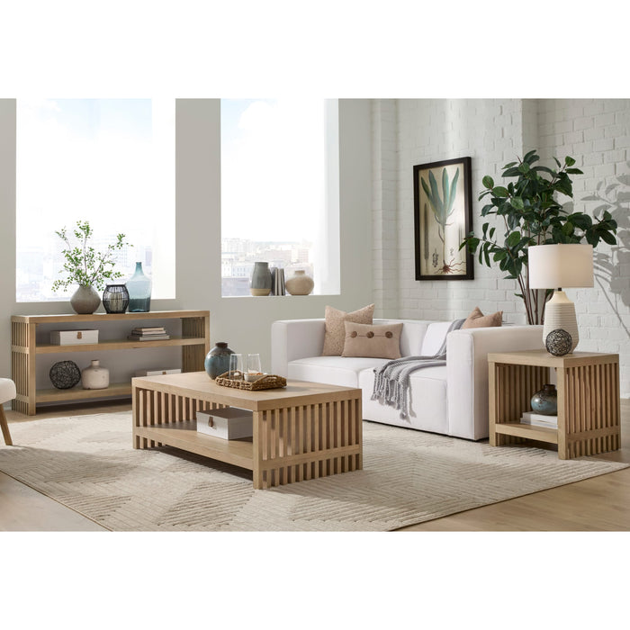 Modus Furniture Tanner Coffee Table  Flaxen 655450503443 QPUD21 Image 6