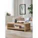 Modus Furniture Tanner Coffee Table  Flaxen 655450503443 QPUD21 Main Image