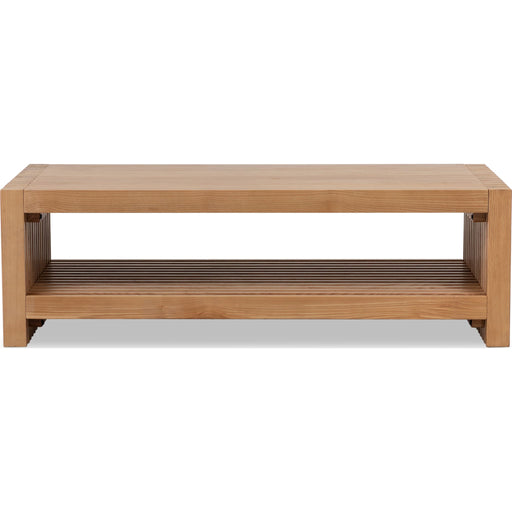 Modus Furniture Tanner Coffee Table  Flaxen 655450503443 QPUD21 Main Image