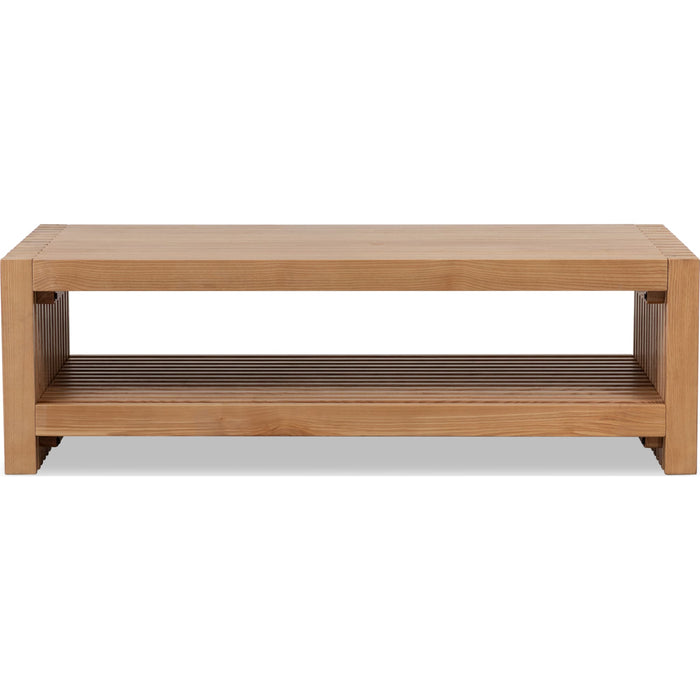 Modus Furniture Tanner Coffee Table  Flaxen 655450503443 QPUD21 Main Image