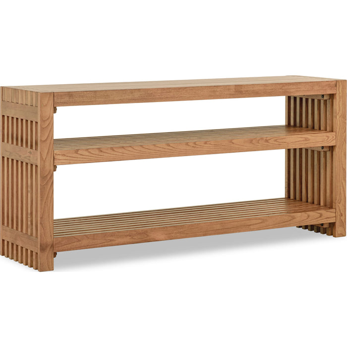 Modus Furniture Tanner Console Table  Flaxen 655450503467 QPUD23 Image 1