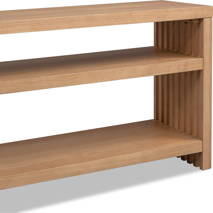 Modus Furniture Tanner Console Table  Flaxen 655450503467 QPUD23 Image 6