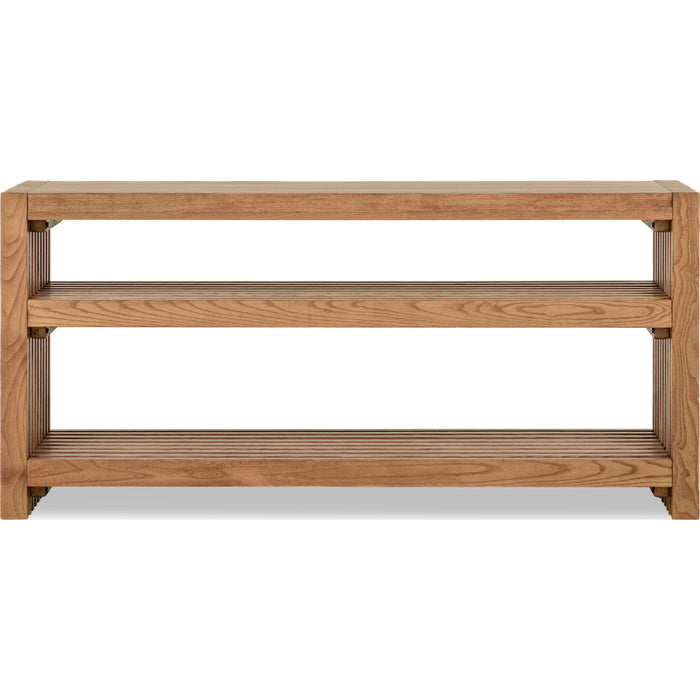 Modus Furniture Tanner Console Table  Flaxen 655450503467 QPUD23 Main Image