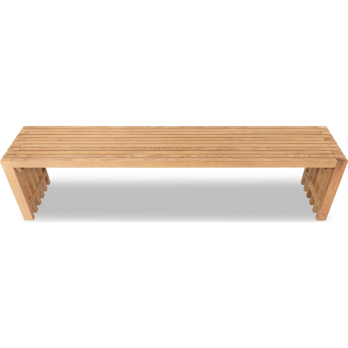 Modus Furniture Tanner Dining Bench  Flaxen 655450503344 QPUD65 Image 4