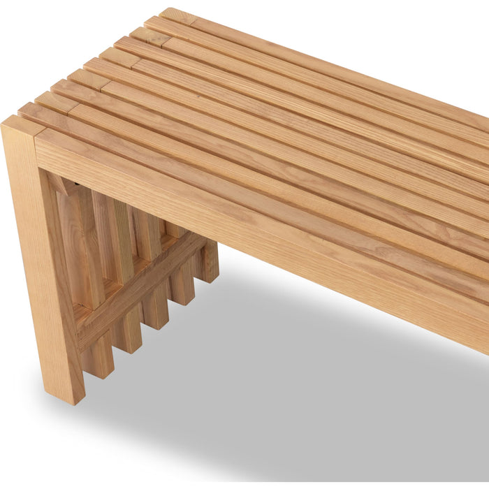 Modus Furniture Tanner Dining Bench  Flaxen 655450503344 QPUD65 Image 5