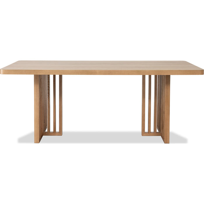 Modus Furniture Tanner Dining Table  Flaxen 655450503412 QPUD60 Main Image