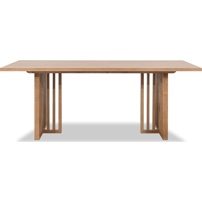 Modus Furniture Tanner Dining Table  Flaxen 655450503412 QPUD60 Main Image