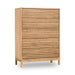 Modus Tanner Five Drawer Ash Wood Chest in Flaxen Image 1