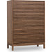 Modus Furniture Tanner Five Drawer Ash Wood Chest in Roux 655450444968 QPUA84 Image 4