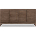 Modus Furniture Tanner Four Door Slatted Ash Sideboard in Chicory 655450579813 QP8C79 Image 1