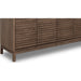 Modus Furniture Tanner Four Door Slatted Ash Sideboard in Chicory 655450579813 QP8C79 Image 2