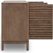 Modus Furniture Tanner Four Door Slatted Ash Sideboard in Chicory 655450579813 QP8C79 Image 3