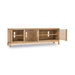 Modus Tanner Four Door Solid Ash Media Console in Flaxen Image 2