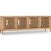 Modus Furniture Tanner Four Door Solid Ash Media Console in Flaxen 655450445392 QPUD26 Image 2